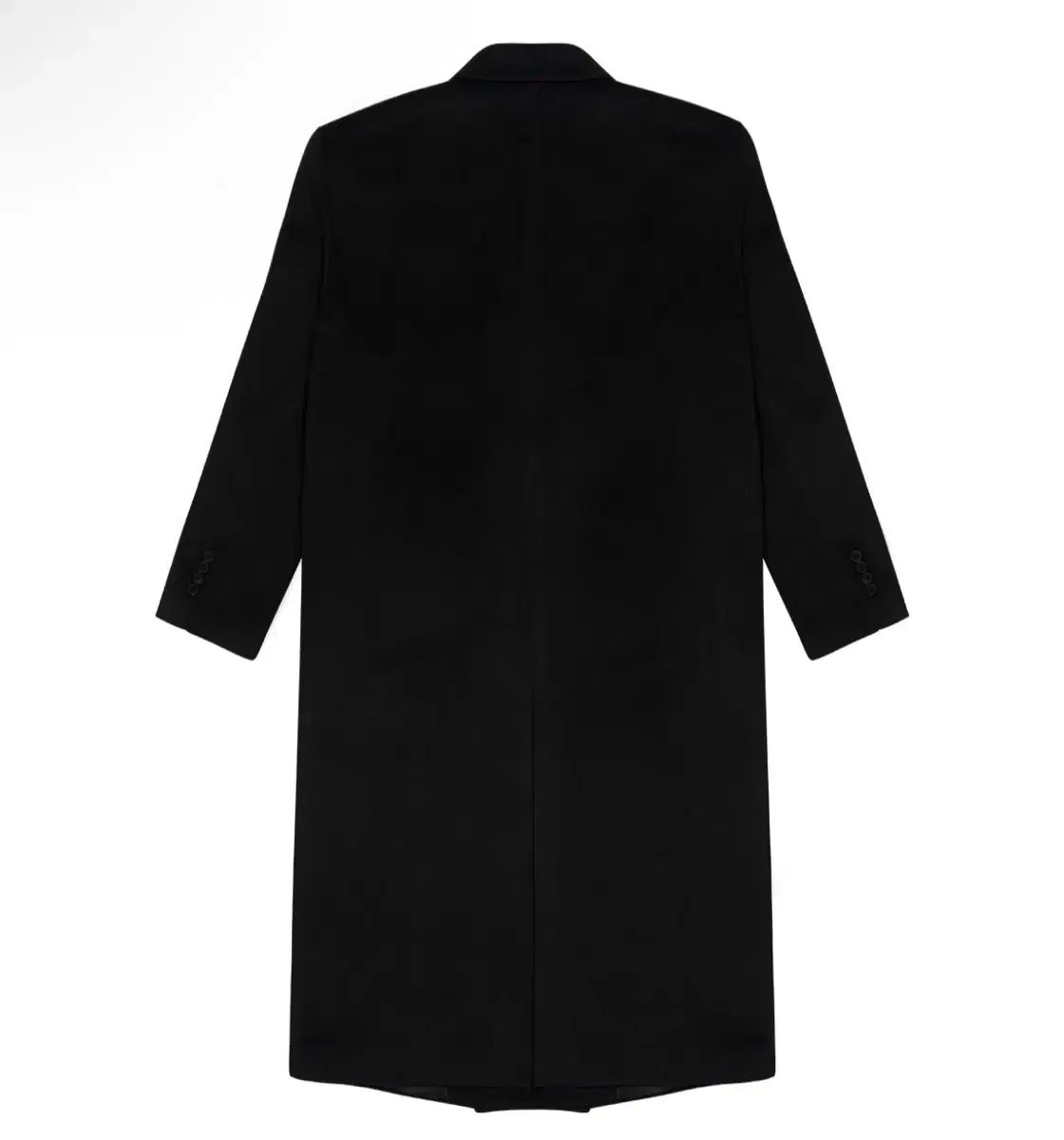 デコレソ テーラード ロングコート ブラック XL