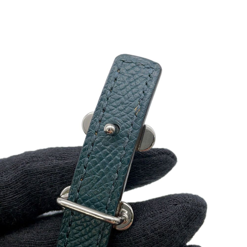  エルメス べルト バブル バックル セサミ ヴェールシプレ シルバー金具 スイフト エプソン B刻印 サイズ75 リバーシブル ベルト 小物