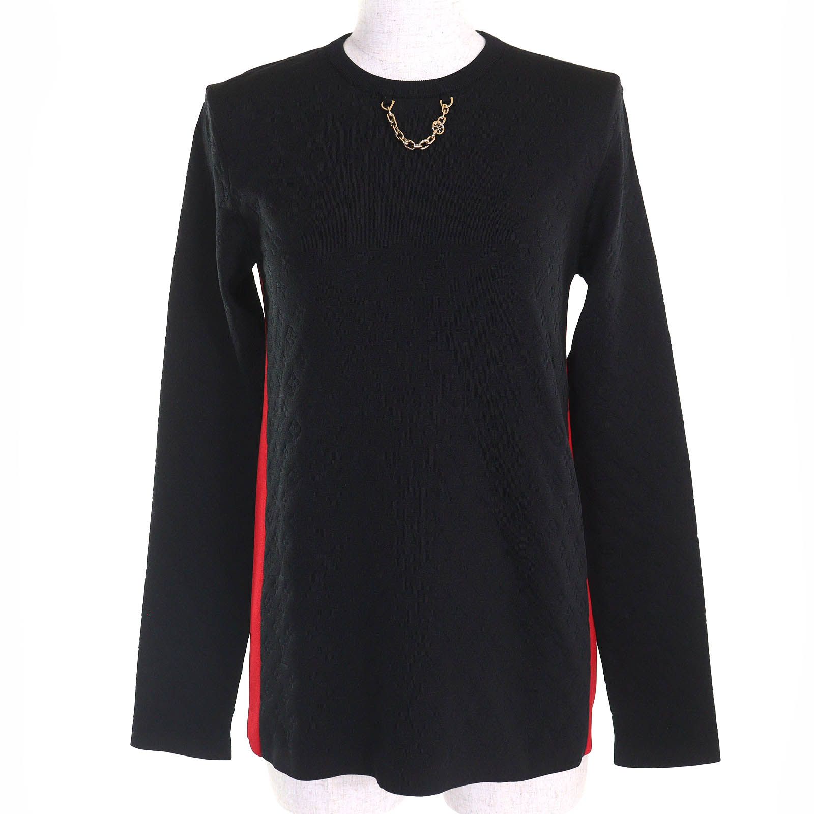 新品未使用 LOUIS VUITTONシルク長袖シャツ LOUIS VUITTON(ルイヴィトン) LVリーフシルク長袖シャツ RM222Q MD2