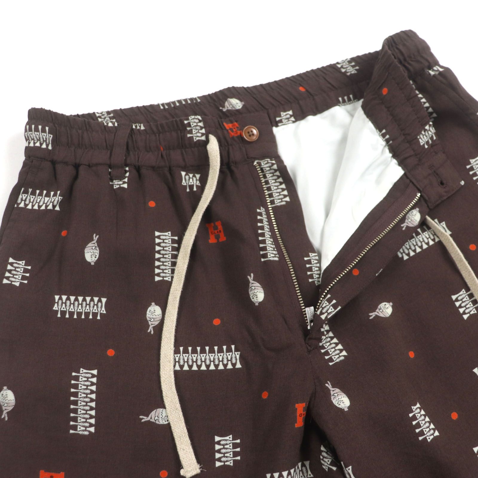 美品 GLAD HAND グラッドハンド セットアップ シャツ ハーフパンツ 美品▽BY GLAD HAND バイグラッドハンド BYGH-22SS-07/09 YEAR BOOKS