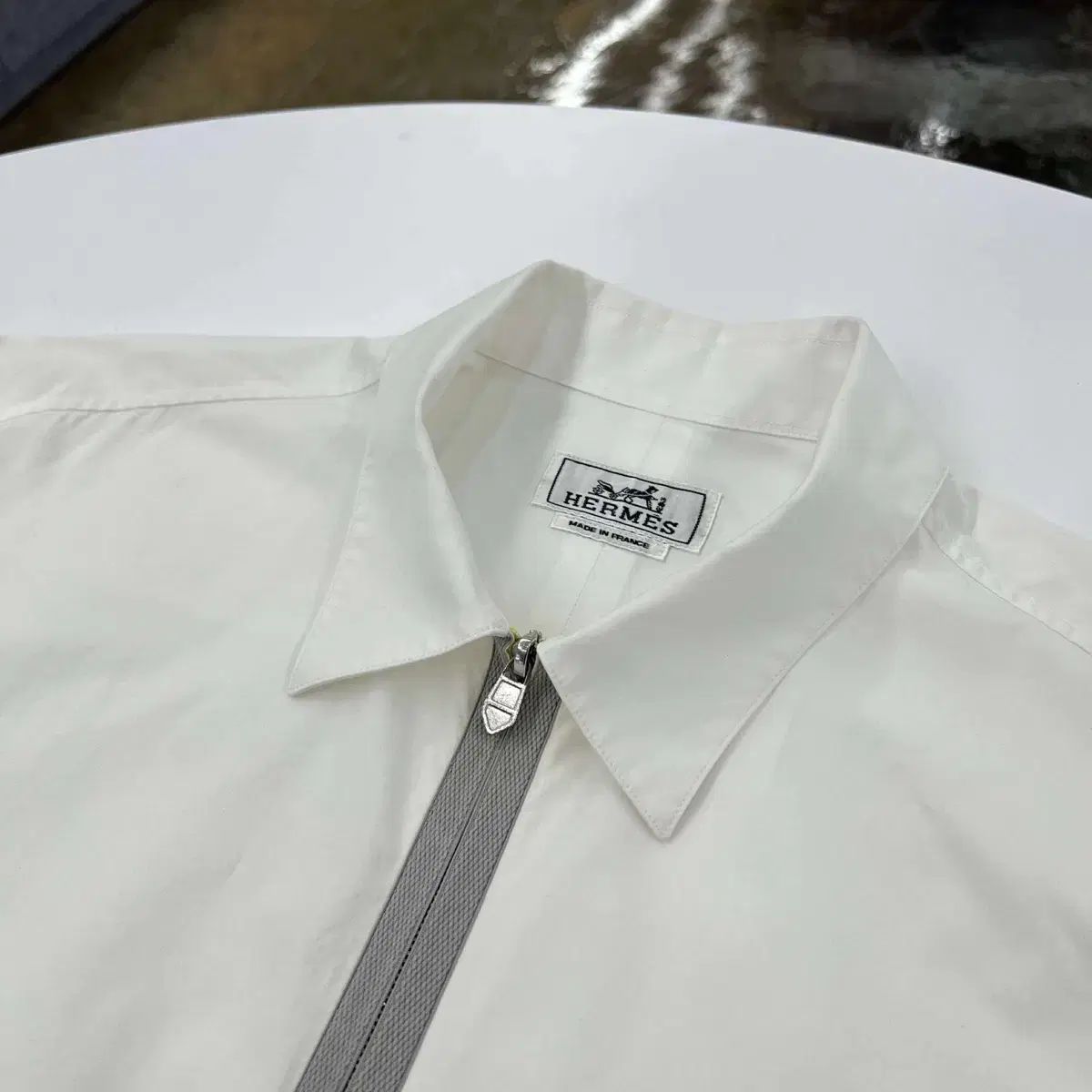 Hermes ツーウェイ ジップアップ シャツ