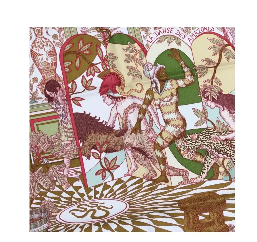  エルメス カレ アマゾネス 90 スカーフ バンダナ スカーフ 小物