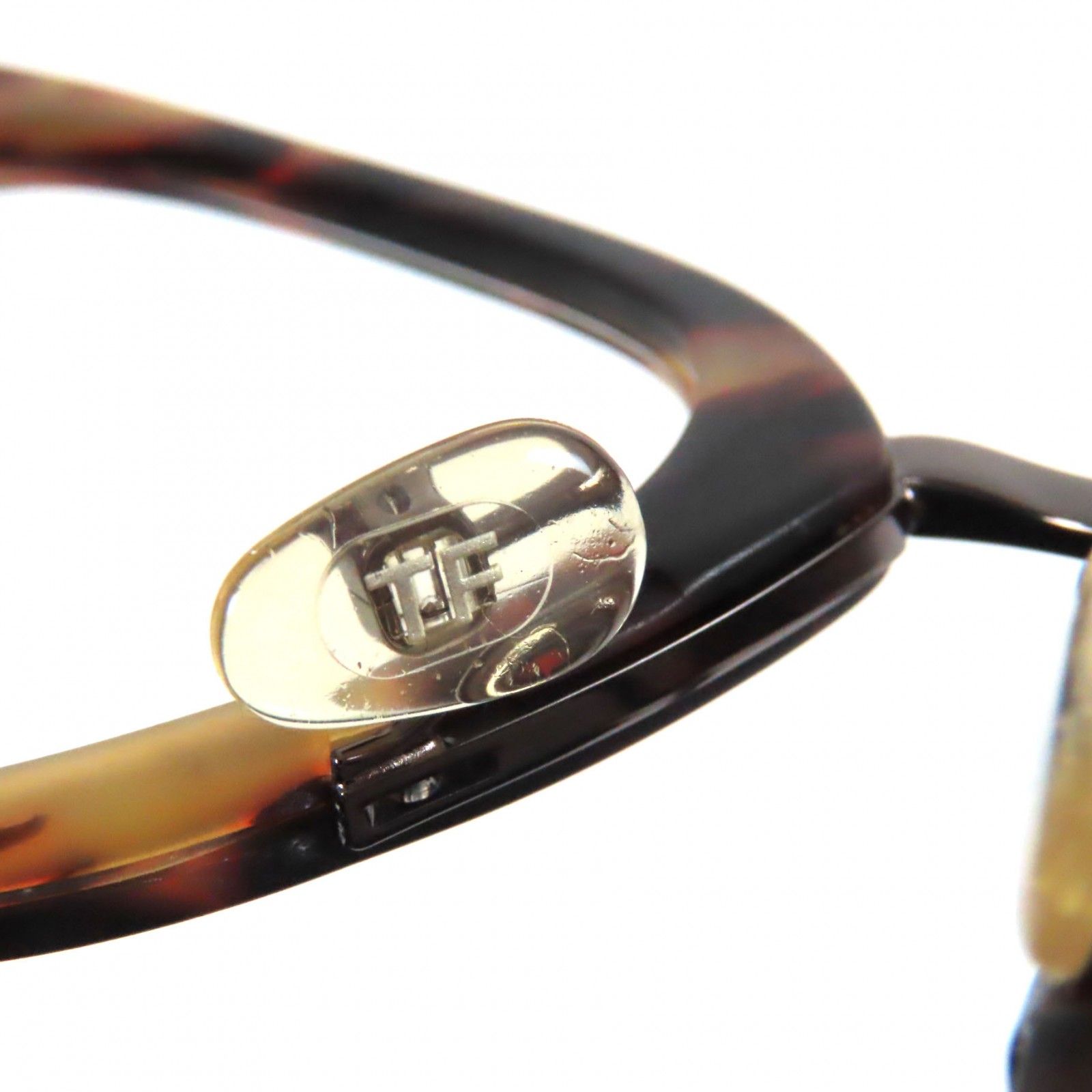 極美品▽TOM FORD トムフォード TF5496 056 マーブル柄 ウェリントン型