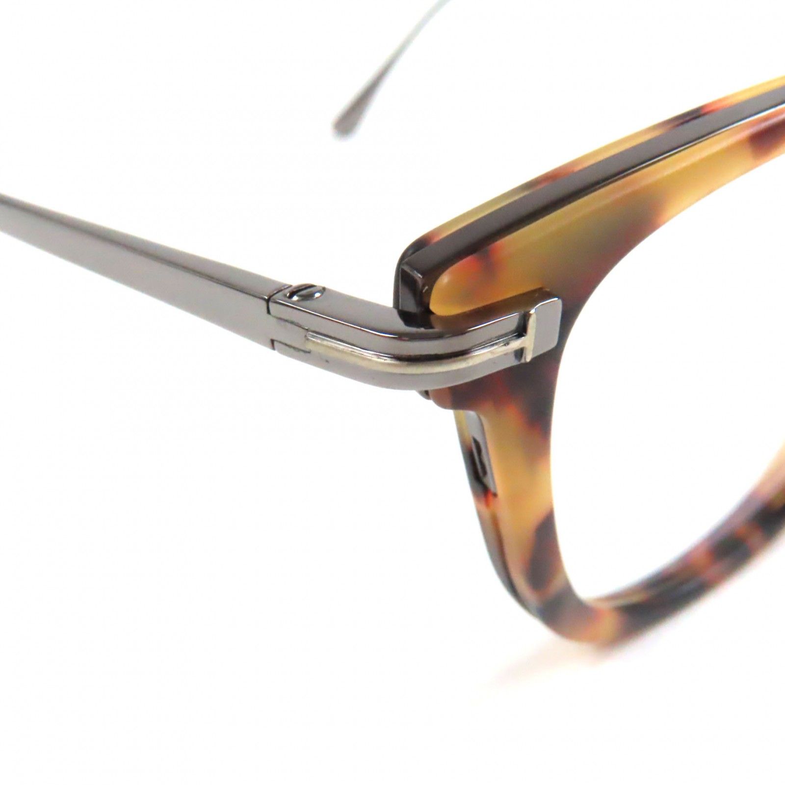 極美品▽TOM FORD トムフォード TF5496 056 マーブル柄 ウェリントン型