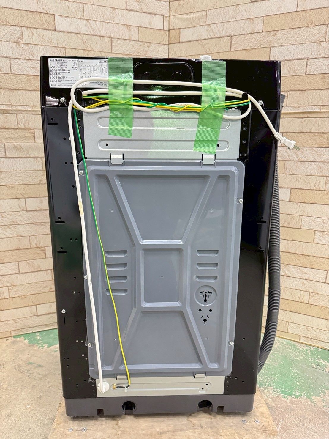 大阪送料無料☆3か月保障付き☆洗濯機☆ニトリ☆6kg☆2024年☆NT60L1BK