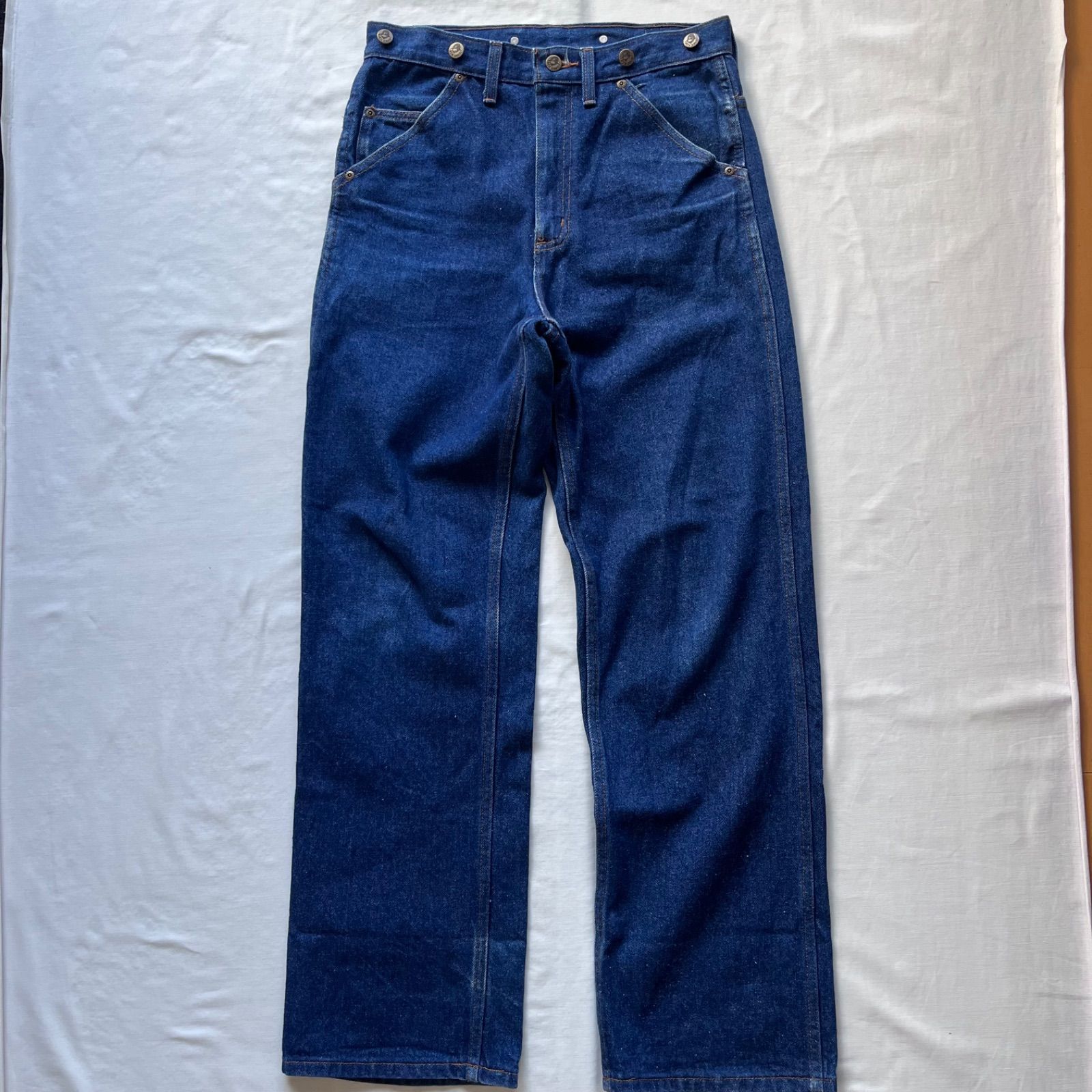 ベンデイビス ben davis デニム ロガーパンツ ワーク サスペンダーボタン USA 80s 90s w31