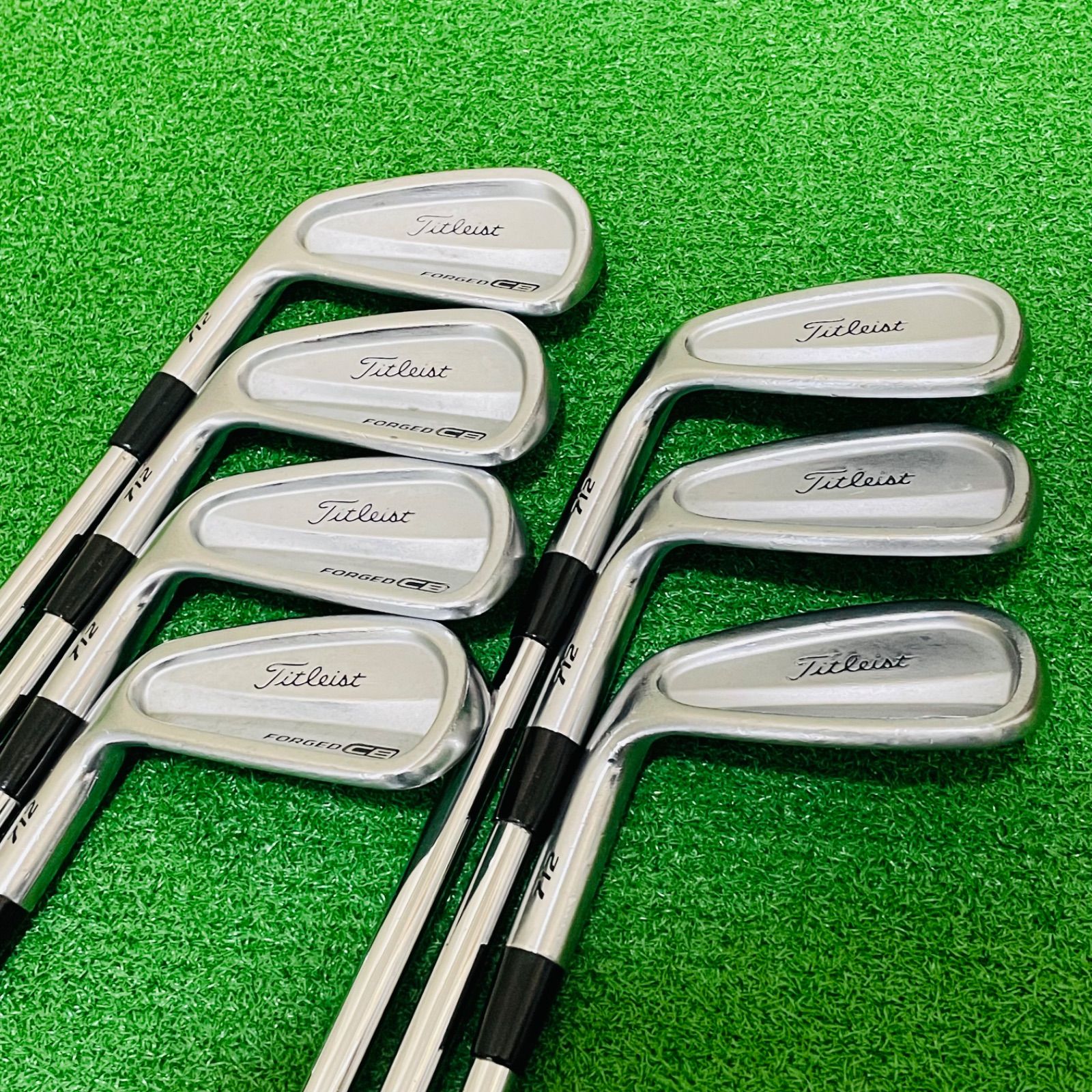 9301 Titleist CB 712 タイトリスト レフティ 左利き アイアン7本 