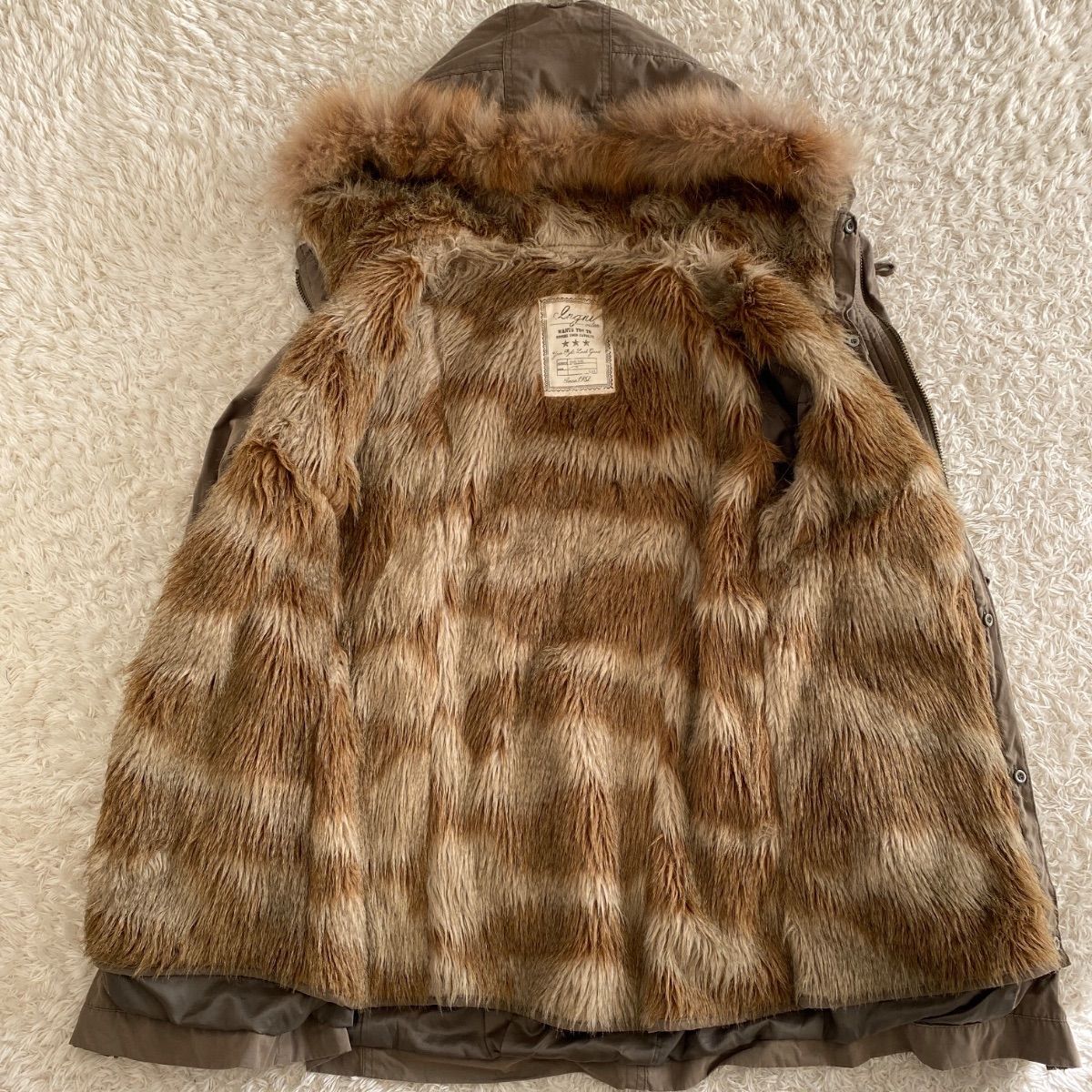 平成ギャル y2k グランジフェアリーモッズコート ファー インナー付き