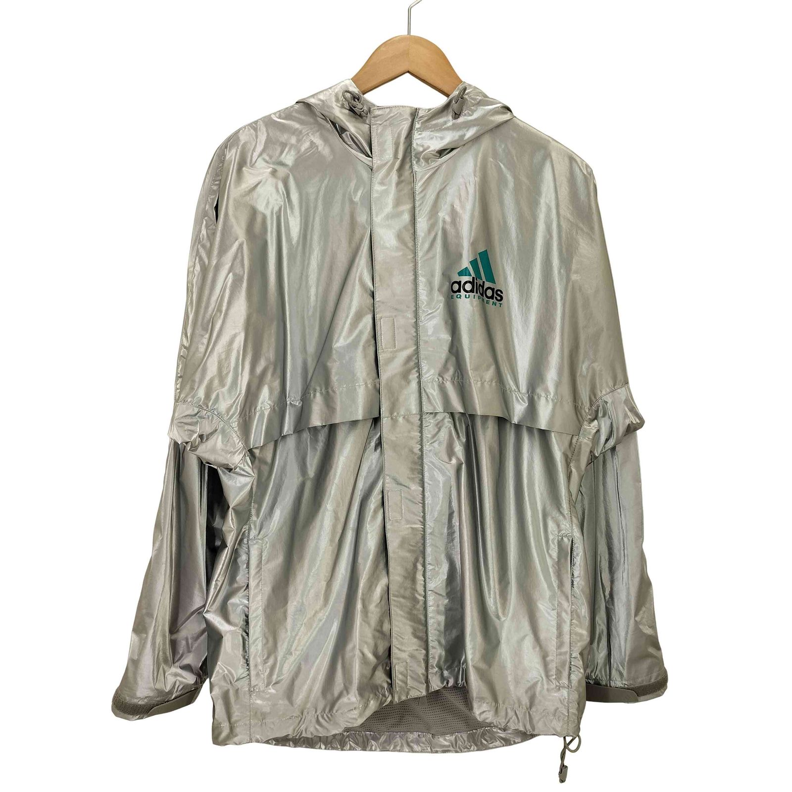 アディダス adidas 25SS EQT MET WINDBREAKER シルバーメタリック メンズ JPN：M