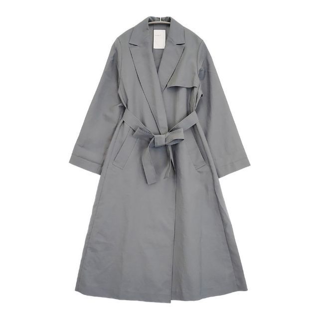 Spick and Span Noble ライトフルクロスチェスター Aラインコート ベルト付き コート 23 SS グレー レディース スピック＆スパン ノーブル 5-1103 M∞