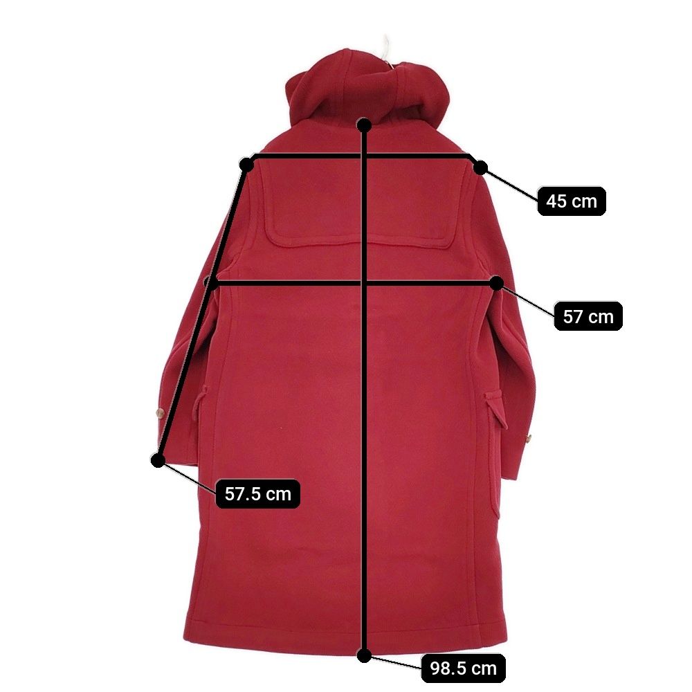 OLD ENGLAND ウール フード付き 英国製 ヘリンボーン ダッフルコート