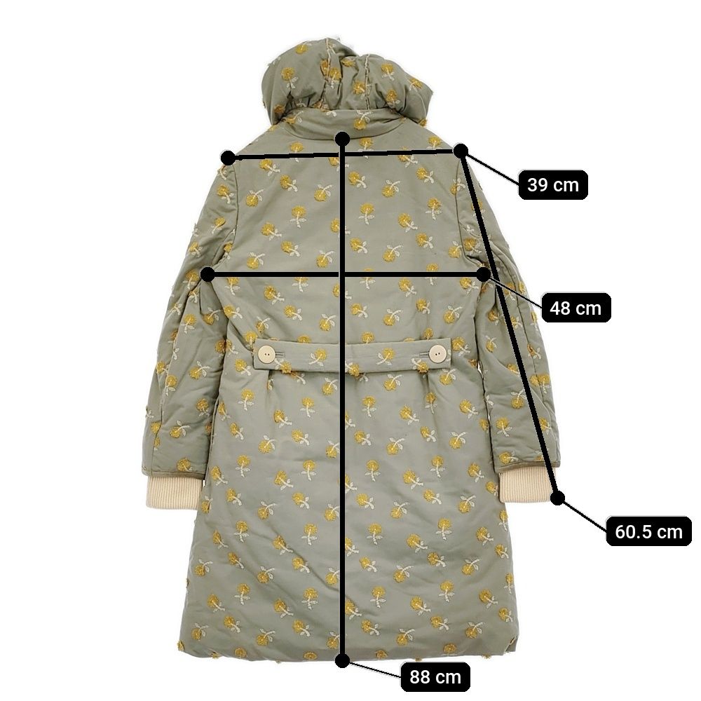 minaperhonen ミナペルホネン / skip コート 36 mina perhonen skip ra6372 サイズ36 ダウンコート グレー系