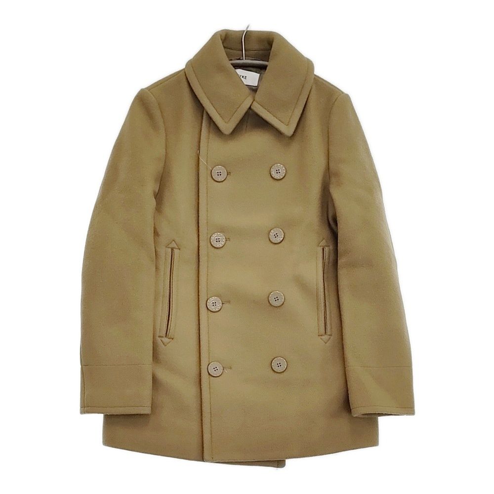 HYKE メルトンウール Pコート サイズ1 182-17157 ピーコート カーキ レディース ハイク 5-1103T