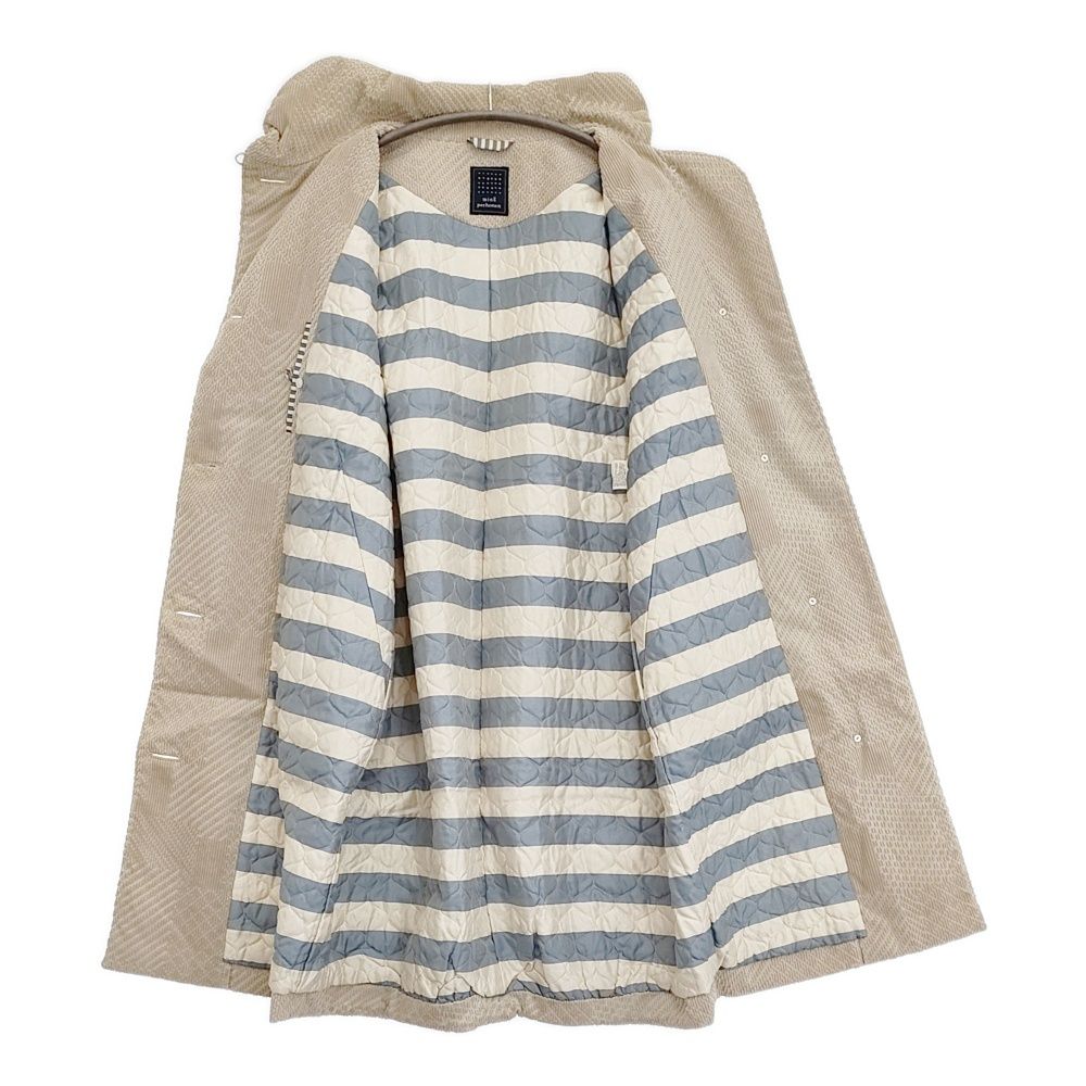 mina perhonen / land puzzle/コート/36/コットン/BEG/sa6415 mina perhonen land puzzle sa6415 サイズ36 コーデュロイ コート