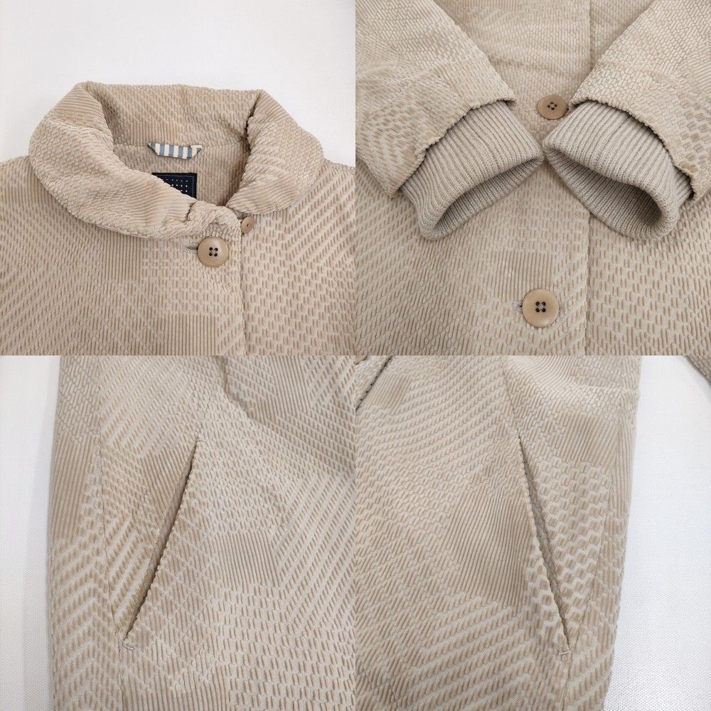 mina perhonen land puzzle sa6415 サイズ36 コーデュロイ コート