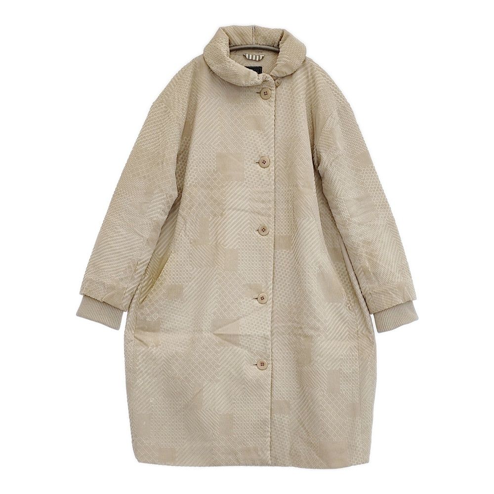 mina perhonen land puzzle sa6415 サイズ36 コーデュロイ コート ベージュ レディース ミナペルホネン 5-1103T