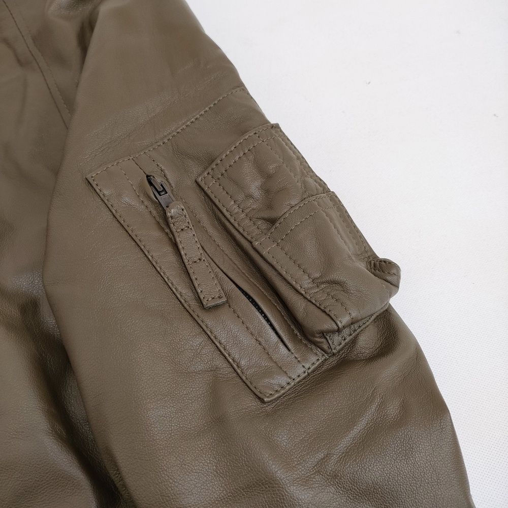 Maison Martin Margiela レザーブルゾン MA-1 羊革 s31am0177 サイズ38