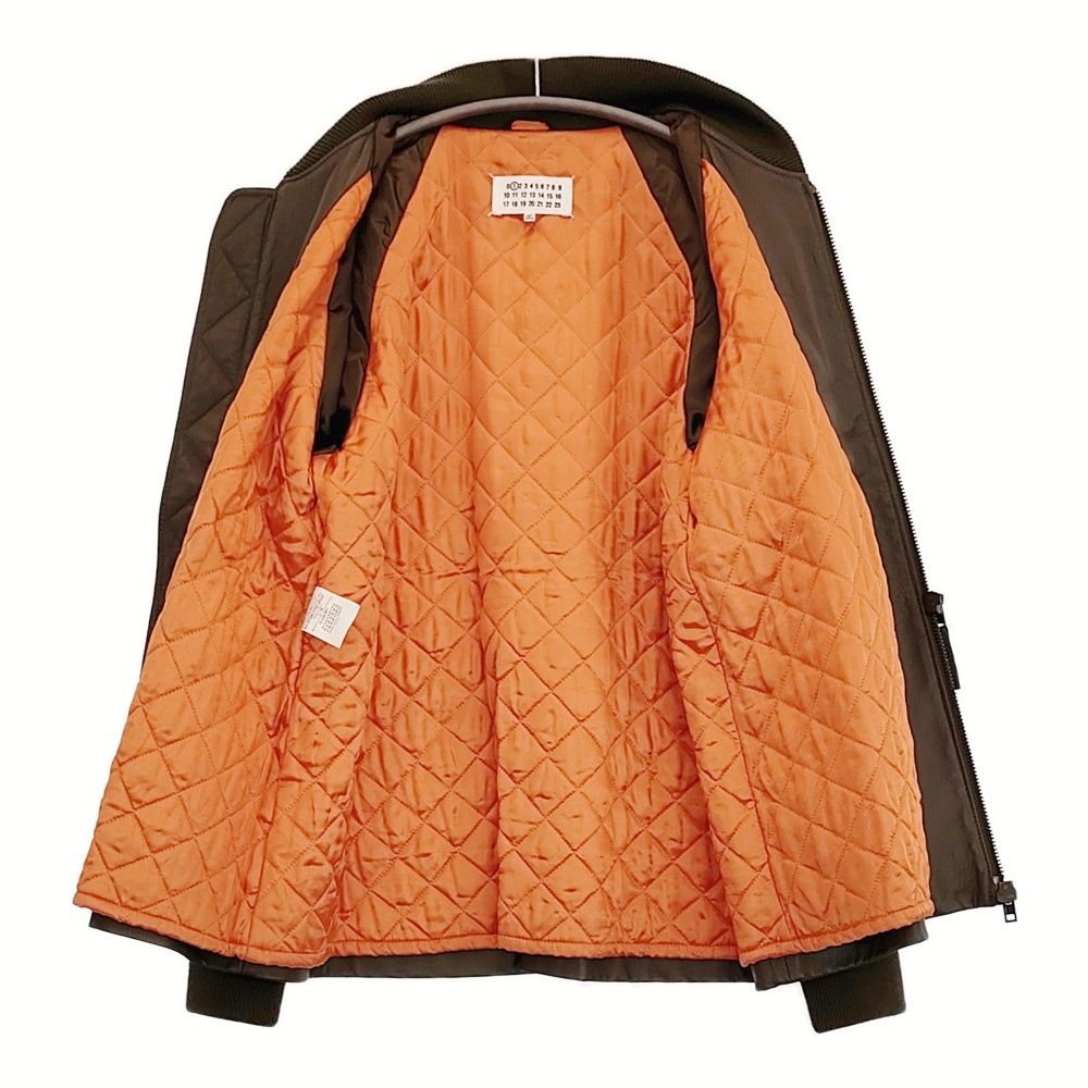 Maison Martin Margiela レザーブルゾン MA-1 羊革 s31am0177 サイズ38