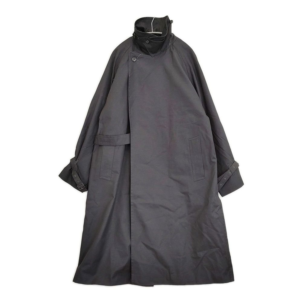 blurhms Gabardine Double Belt Trench Coat サイズ3 定価107800円 BHS22F001 トレンチコート Cグレー メンズ ブラームス 5-1103T
