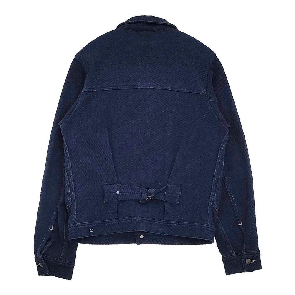 45 R rpm ニットデニムのGジャン インディゴ 定価57200円 ジャケット ブルー レディース フォーティーファイブアールピーエム 5-1103 M
