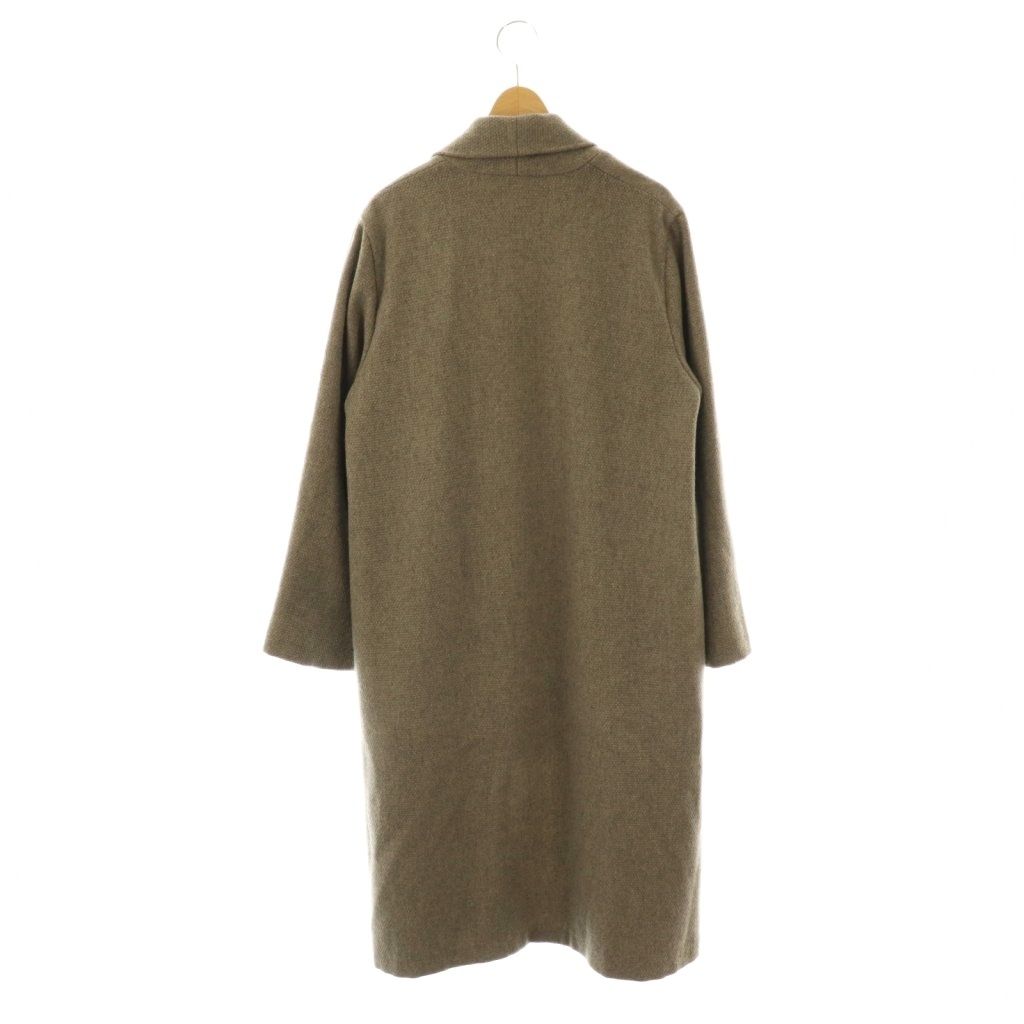 エヴァムエヴァ evam eva ロングコート ショール 2 グレー AT OS