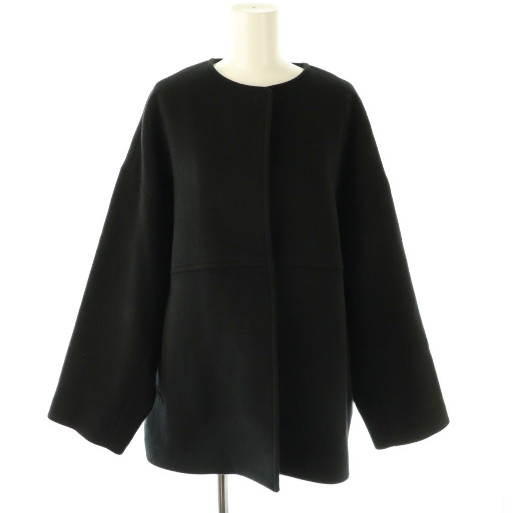 ジャーナル JOURNAL STANDARD 23AW スーパー140ビーバーノー ショートコート アウター 36 ブラック HK OS