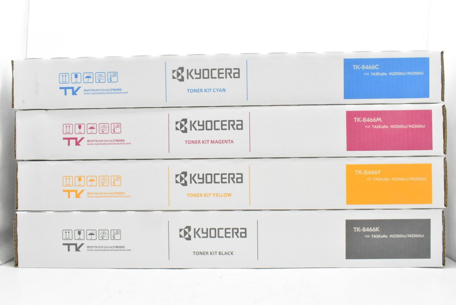 京セラ 純正 トナー TK-8466 4色 シアン マゼンタ イエロー ブラック KYOCERA IT28XQ3O6EI8 -N29-byebye