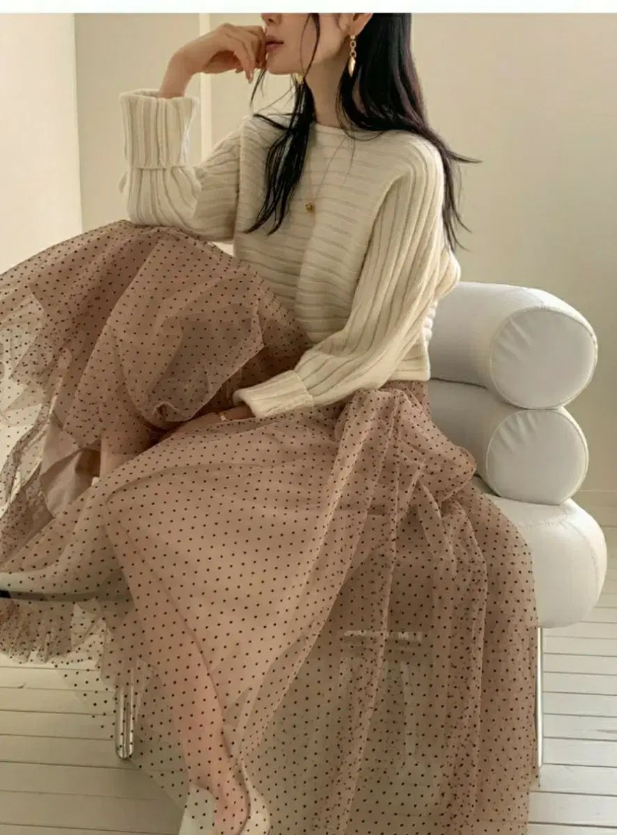 パーティス チュール ドット スカート フリーサイズ