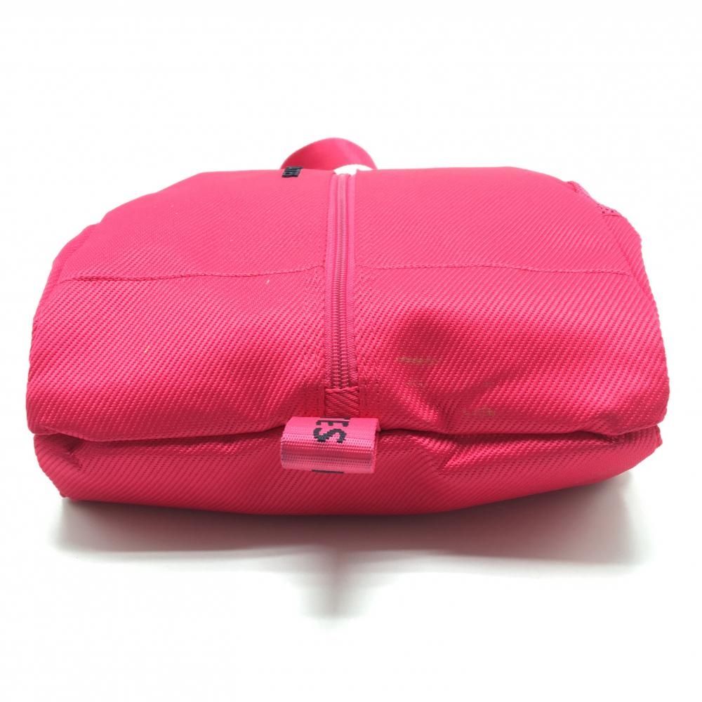 美品】パーリーゲイツ シューズケース ピンク サイドメッシュゴルフ