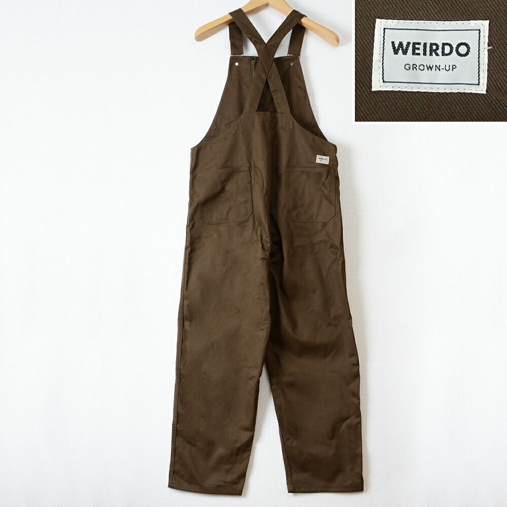 グラッドハンド 定価 40 480円 オーバーオール W&L UP OVERALL 32 ブラウン GLAD HAND fz1060