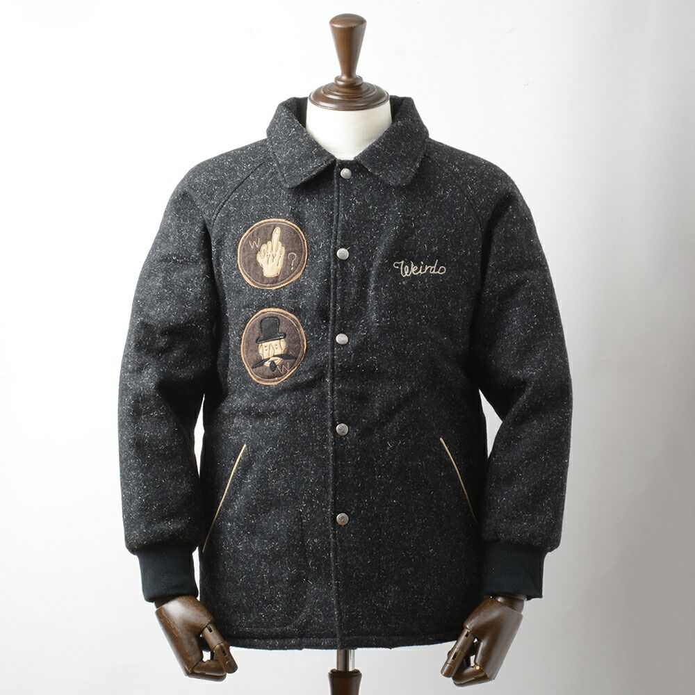 グラッドハンド ウィアード ワッペン付き メルトンウールスタジャン