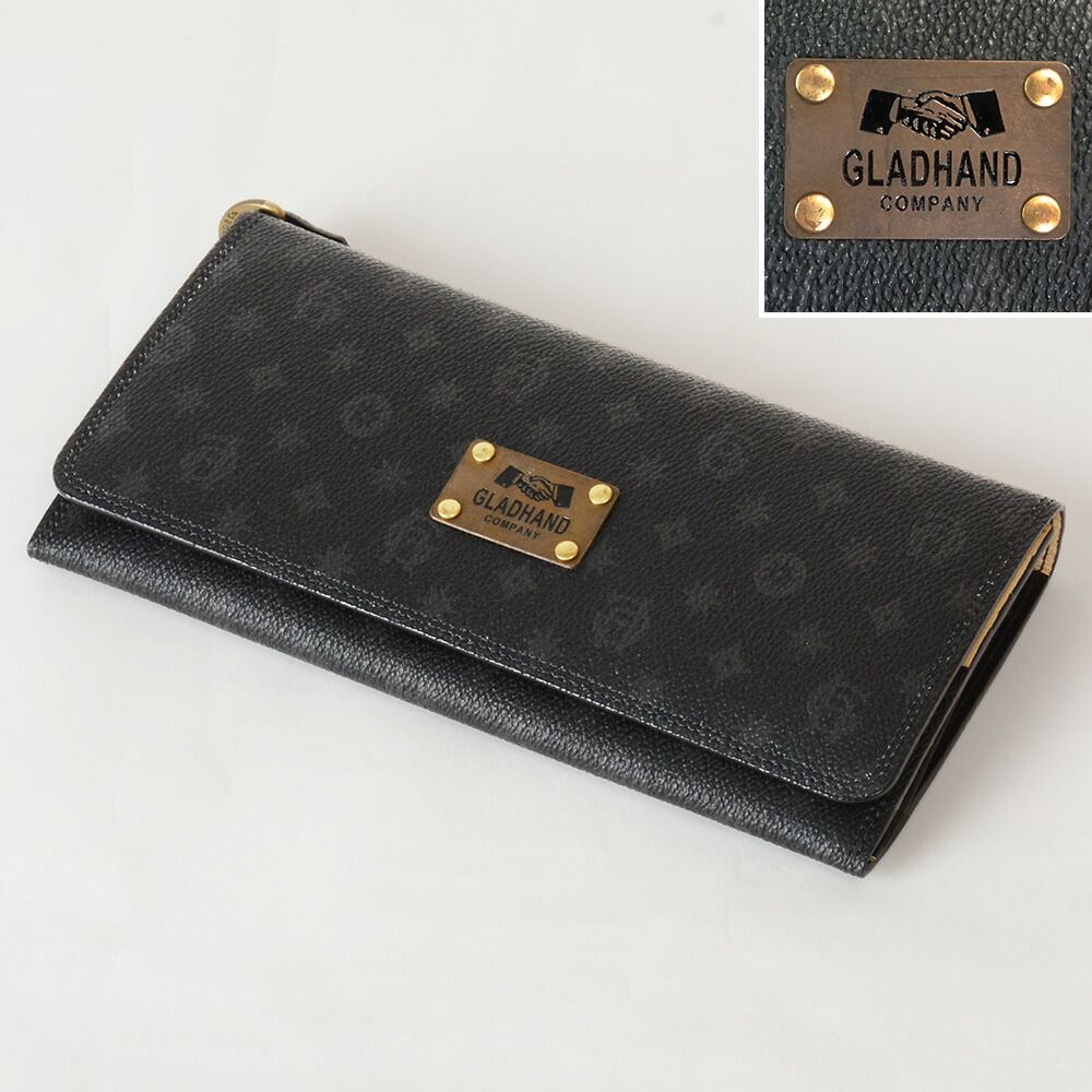 グラッドハンド × ポーター 定価 39 000円 ロングウォレット ファミリークレスト GH-BELONGINGS WALLET F fz1144 2