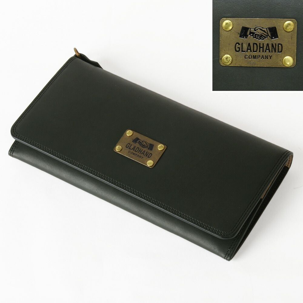 グラッドハンド × ポーター 定価 39 000円 ロングウォレット GH-BELONGINGS WALLET F ブラック fz1146