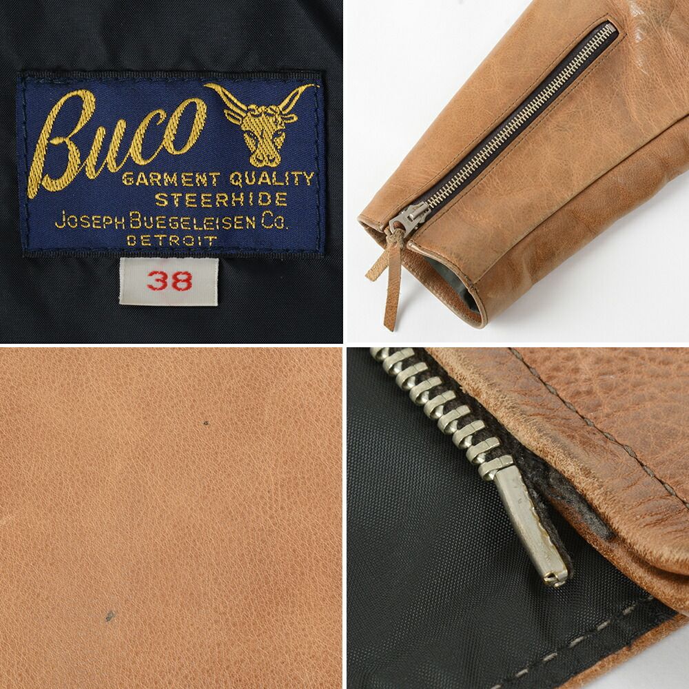 リアルマッコイズ BUCO シングルライダースジャケット 38 The REAL