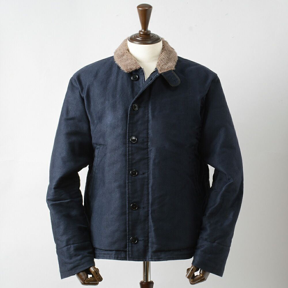 ブッチャープロダクツ N-1 デッキジャケット サイズ42 ネイビー