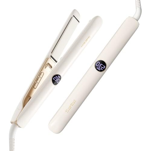 ヘアアイロン ストレートヘア 先端技術 シルクプレート 瞬間水分蒸発しない 1億級マイナスイオン発生 クッションプレート 収納ケース付き 海外対応 12段階温度調節 15秒急速加熱 MAX230℃ カールもできる 2way 24MMプレー