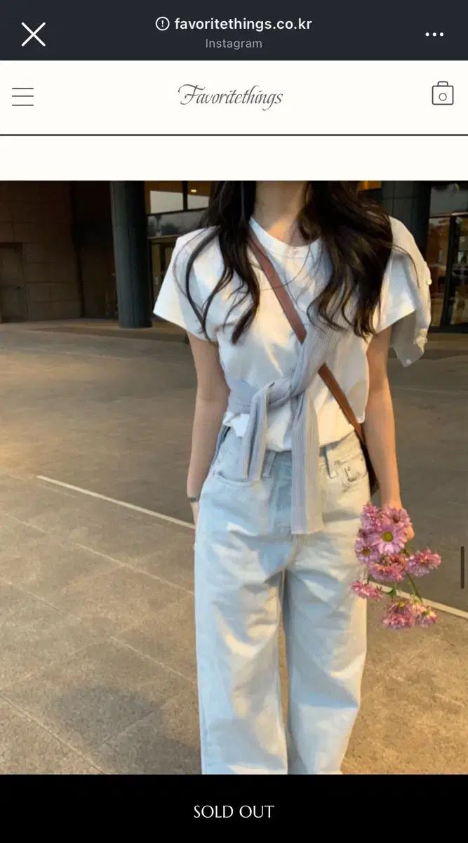 フェイバリットシングス ストレート コットンパンツ