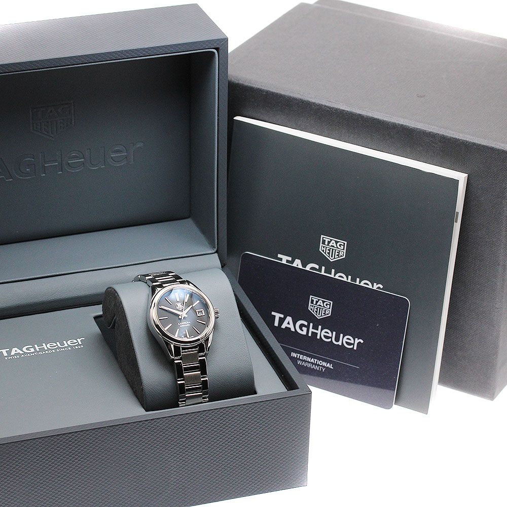 タグホイヤー TAG HEUER WAR 2410.BA 0776 カレラ デイト 自動巻き レディース 箱 保証書付き_918292