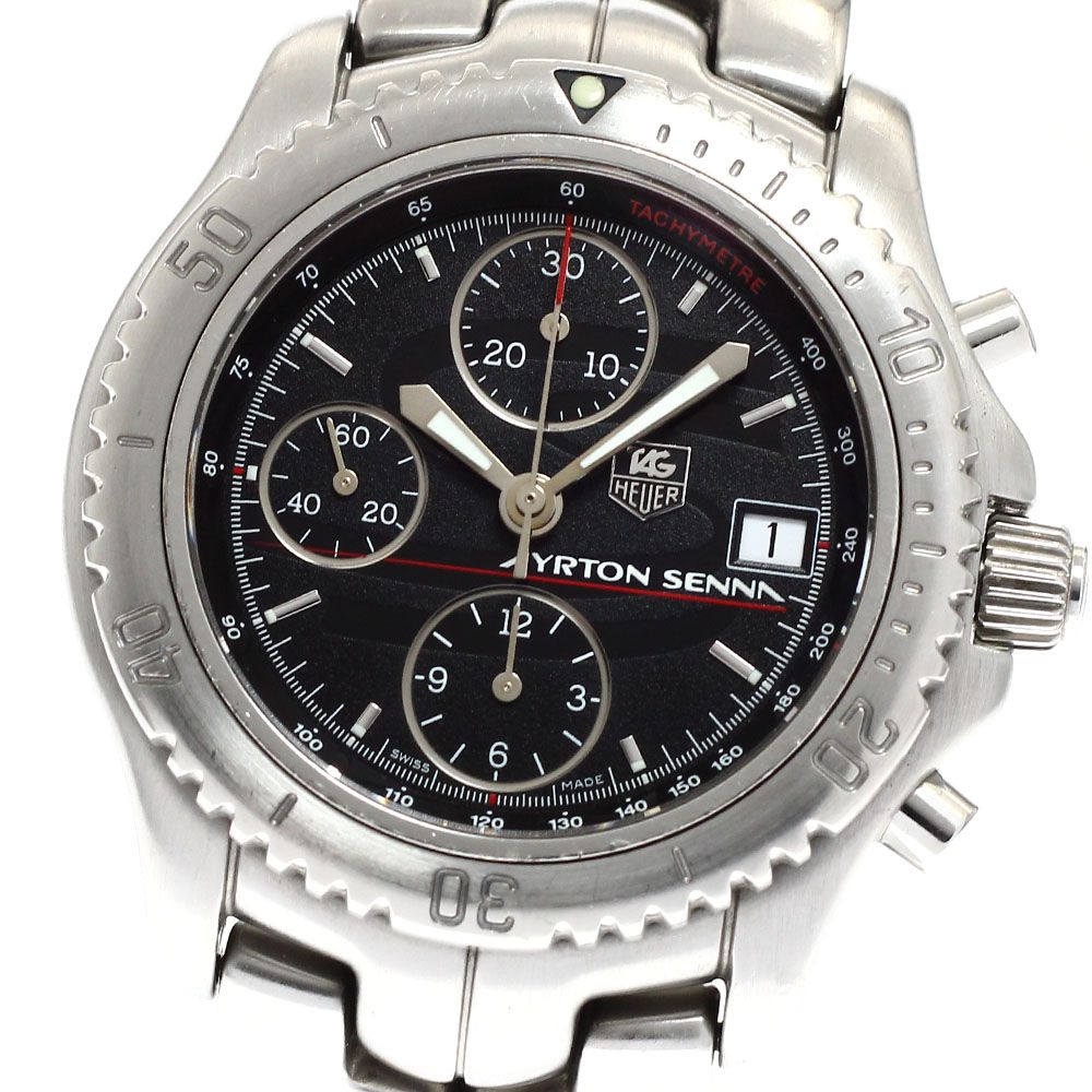 訳ありタグホイヤー TAG HEUER CT2114 リンク アイルトン・セナ限定  