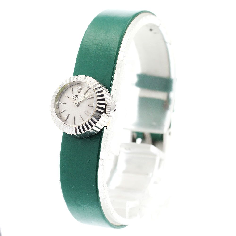 ロレックス ROLEX 2192 プレシジョン K 18 WG Cal.1401 手巻き レディース_914858