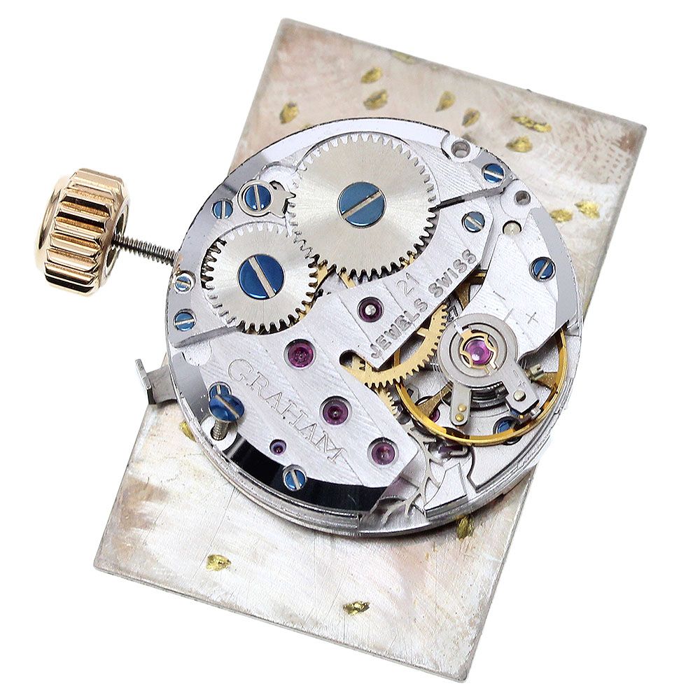 グラハム GRAHAM スモールセコンド ムーブメント 手巻き メンズ_I 197