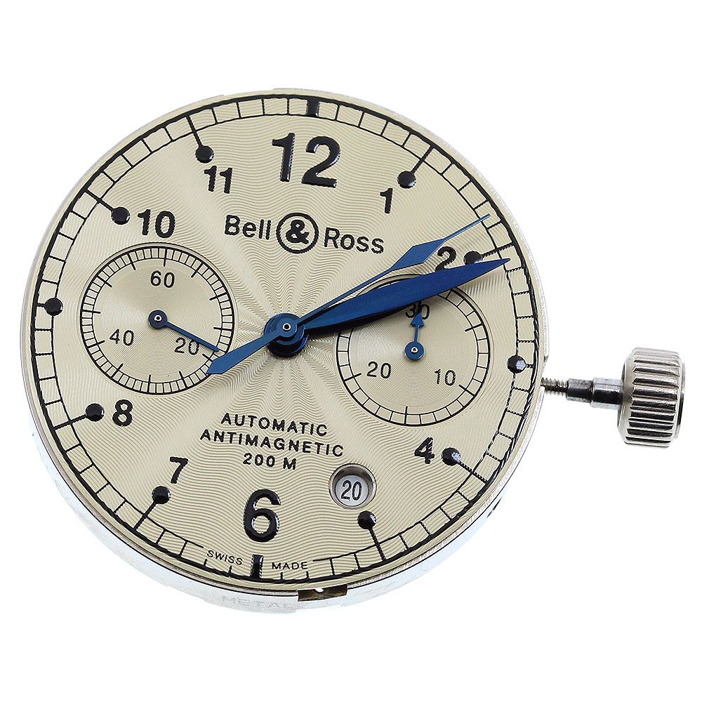 訳ありベル＆ロス Bell＆Ross デイト ムーブメント Cal.7750 自動巻き  