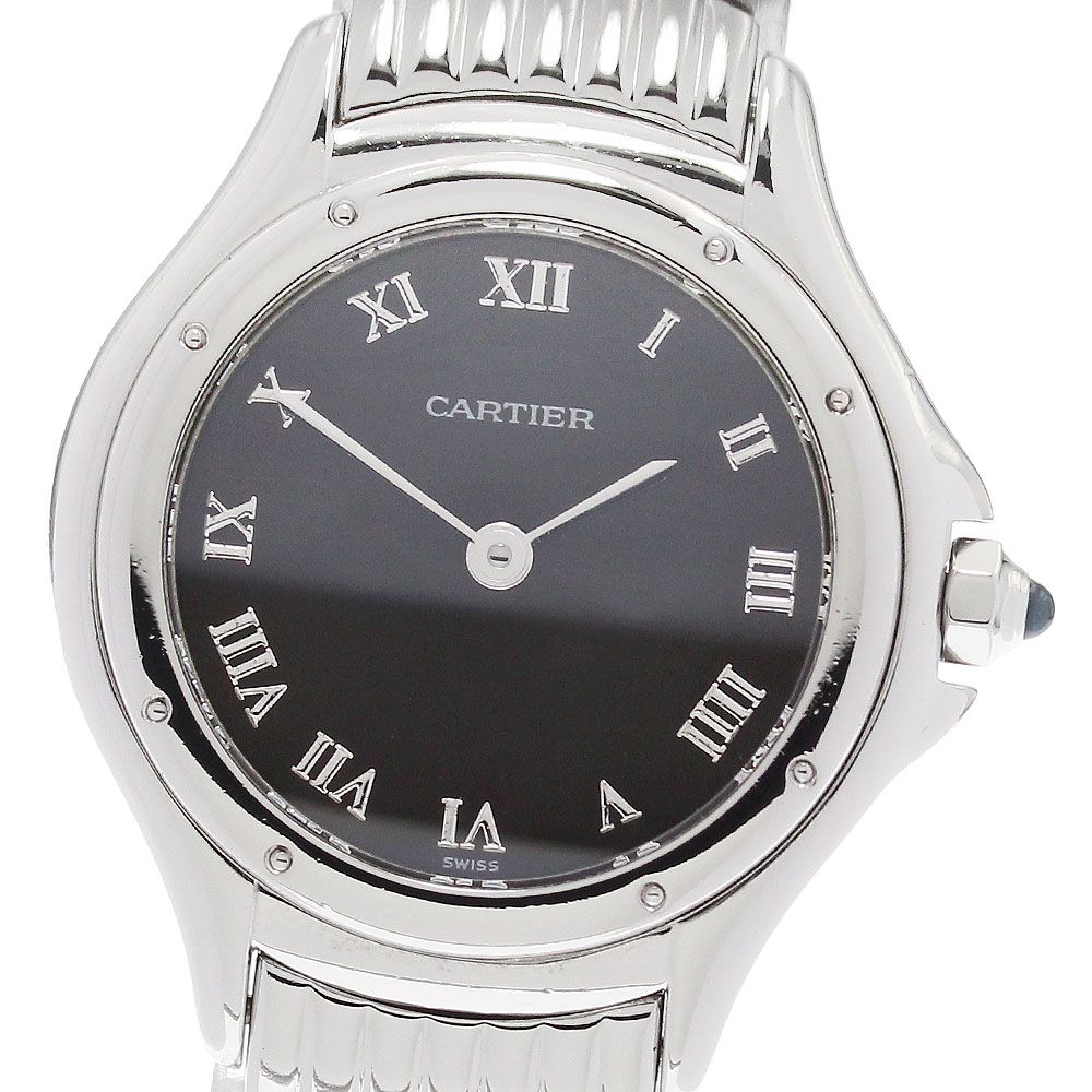 カルティエ CARTIER W35017L4 クーガー SM クォーツ レディース保証書付き_917479