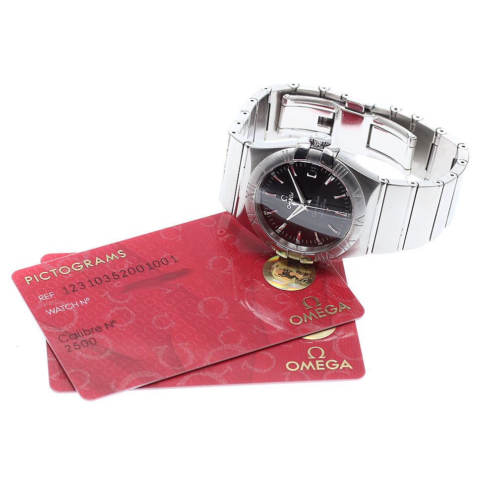 オメガ OMEGA 123.10.35.20.01.001 コンステレーション デイト 自動巻き メンズ保証書付き_920473