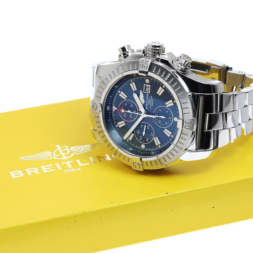  ブライトリング BREITLING A13370 スーパーアベンジャー クロノグラフ デイト 自動巻き メンズ _913464 アウター 自動巻き時計 腕時計(アナログ)