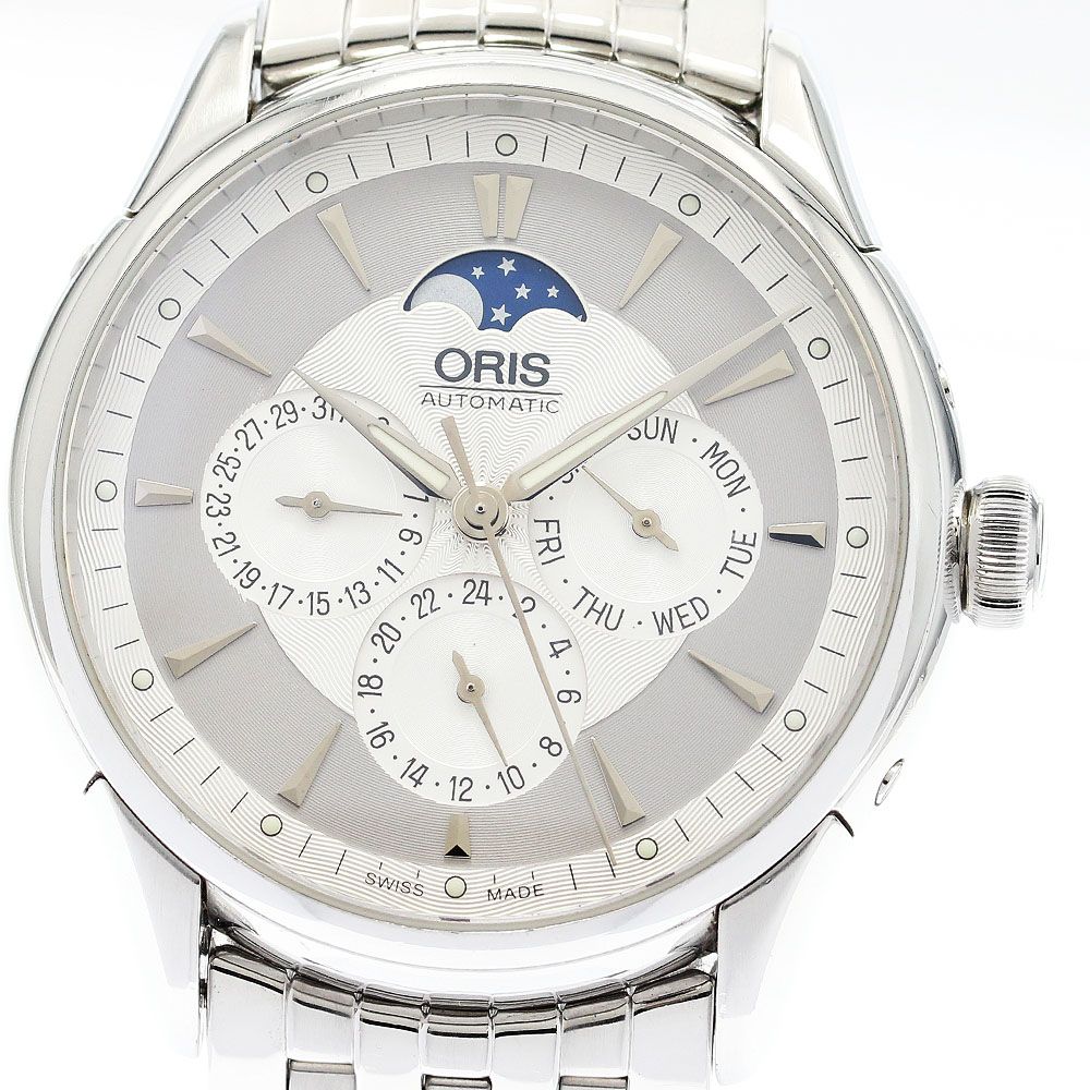 ORIS 7592 アートリエ コンプリケーション ムーンフェイズ 自動巻き 楽天市場】オリス ORIS 7592 アートリエ コンプリケーション ムーン