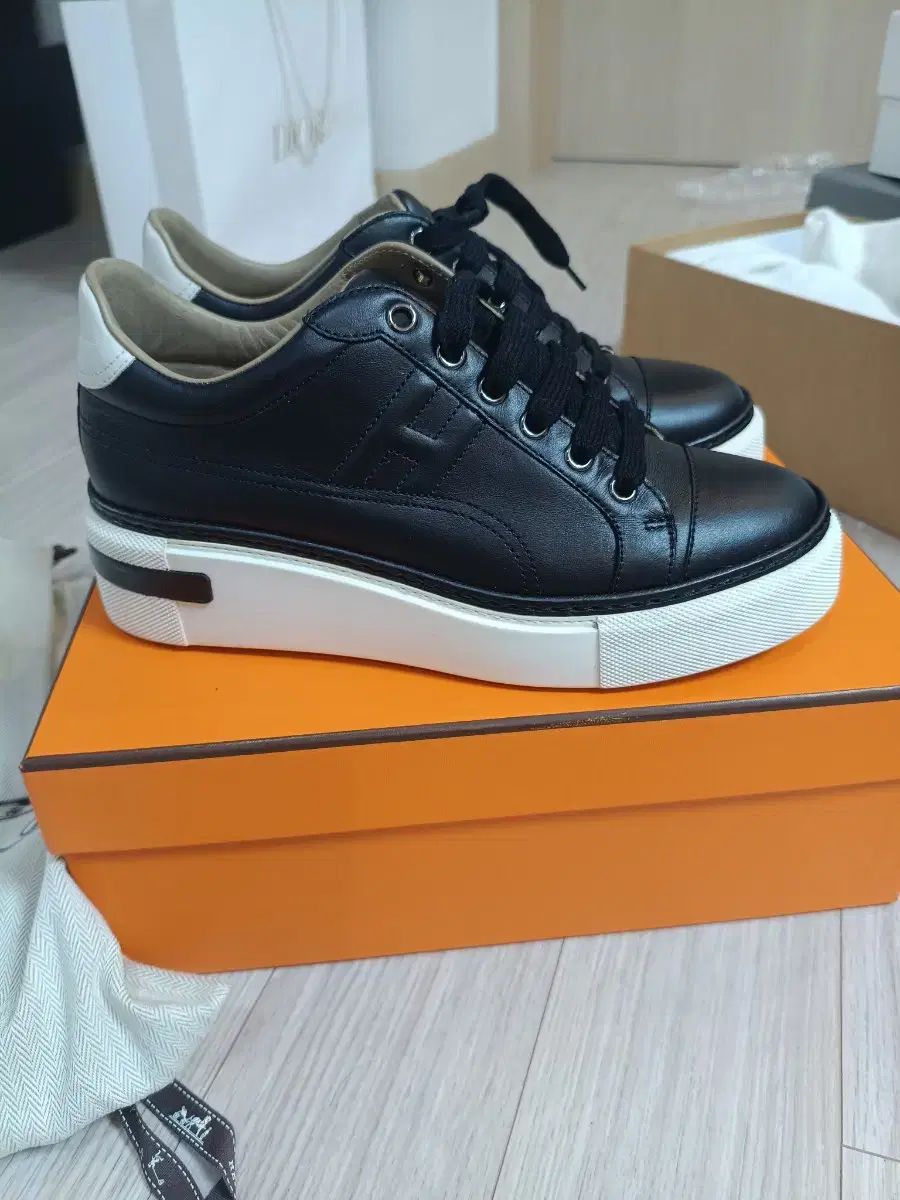 37 5 Hermes ポロ スニーカー フルセット 235 245