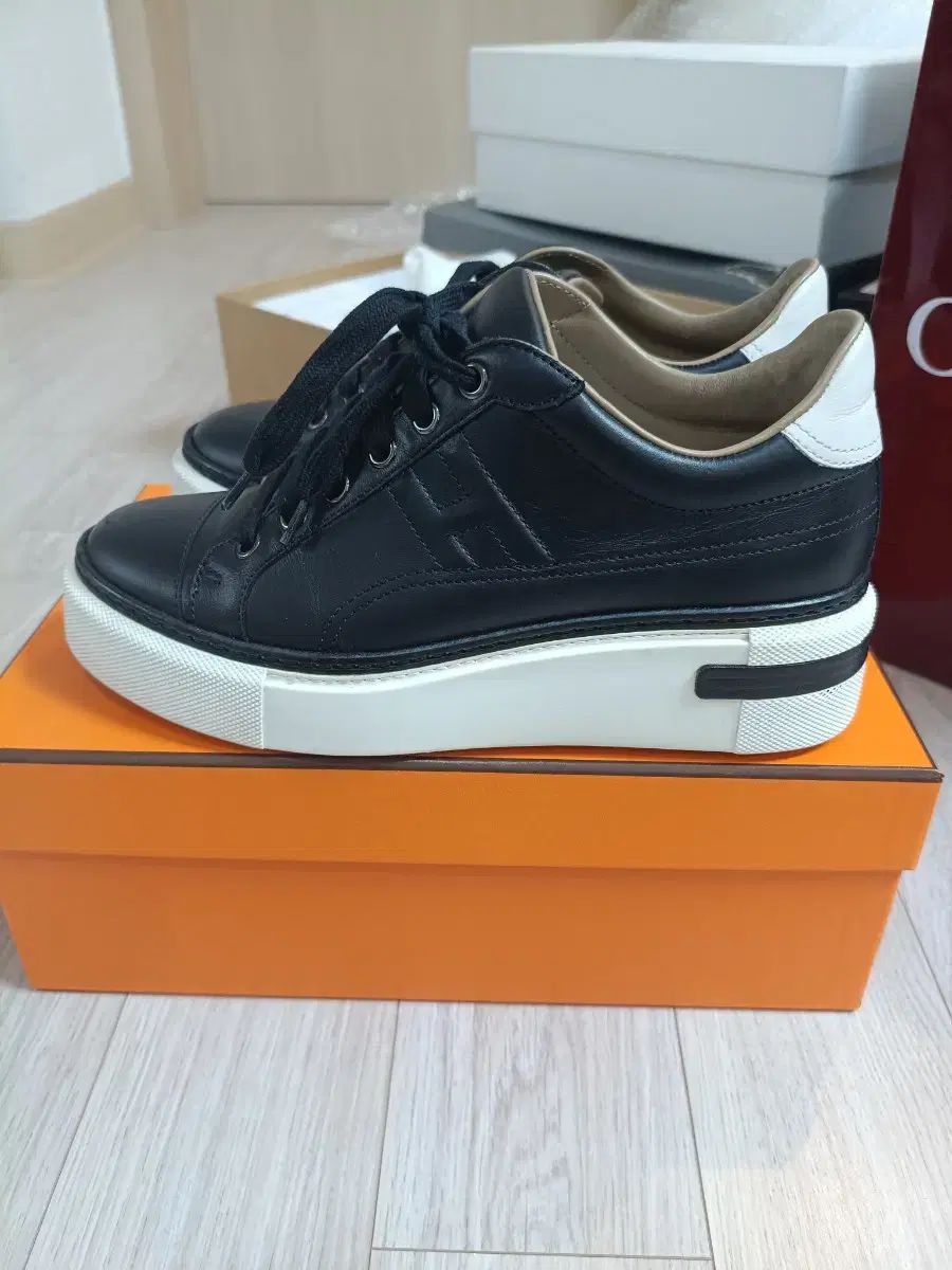 37.5 Hermes ポロ スニーカー フルセット 235 245