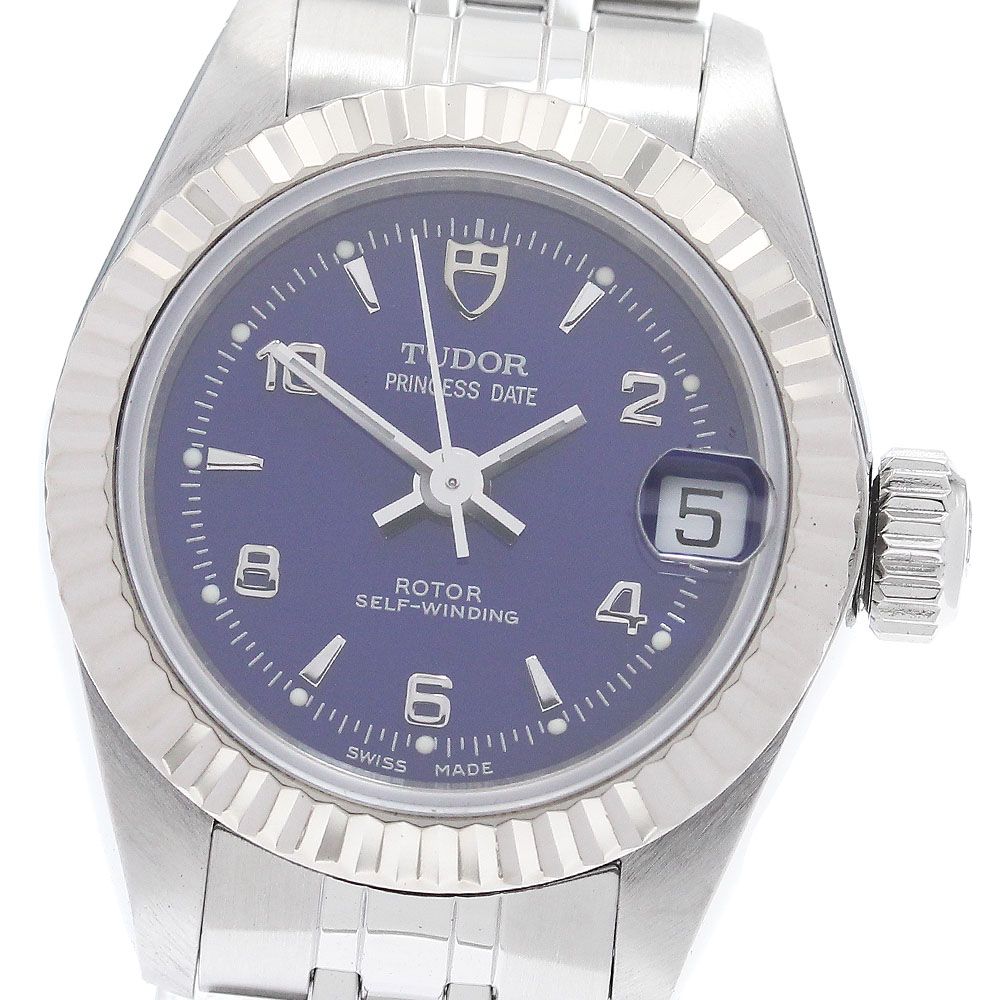 チュードル TUDOR 92514 プリンセスデイト WGベゼル 自動巻き レディース _917425