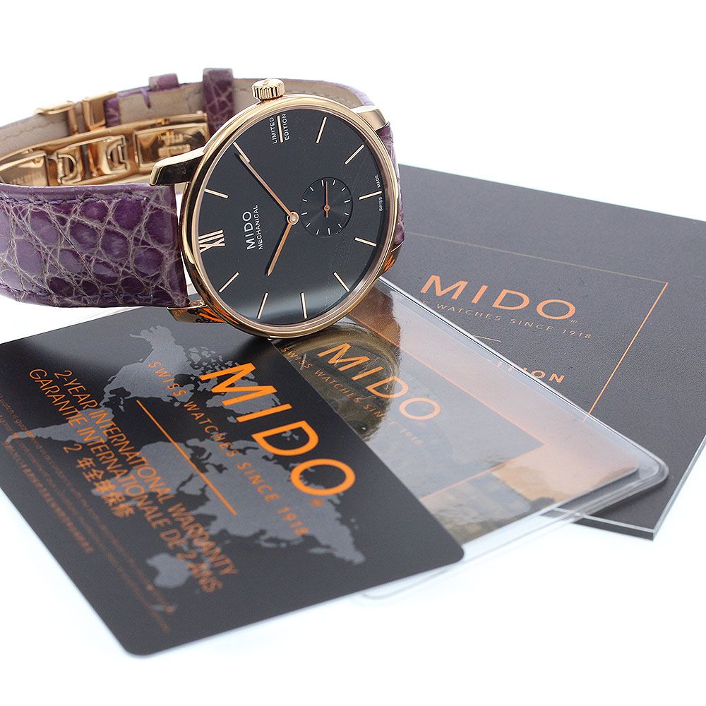 ミドー MIDO M037.405.36.050.00 バロンチェリ スモールセコンド 手巻き メンズ 保証書付き_920416